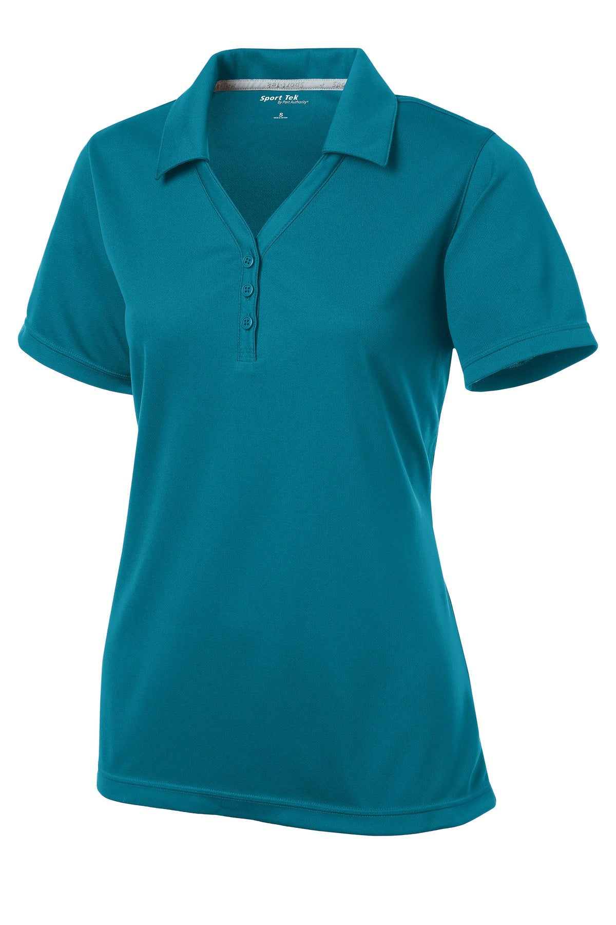 Sport-Tek Women's PosiCharge Micro-Mesh Polo - Blue Wake