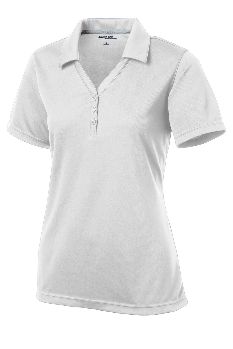 Sport-Tek Women's PosiCharge Micro-Mesh Polo - White