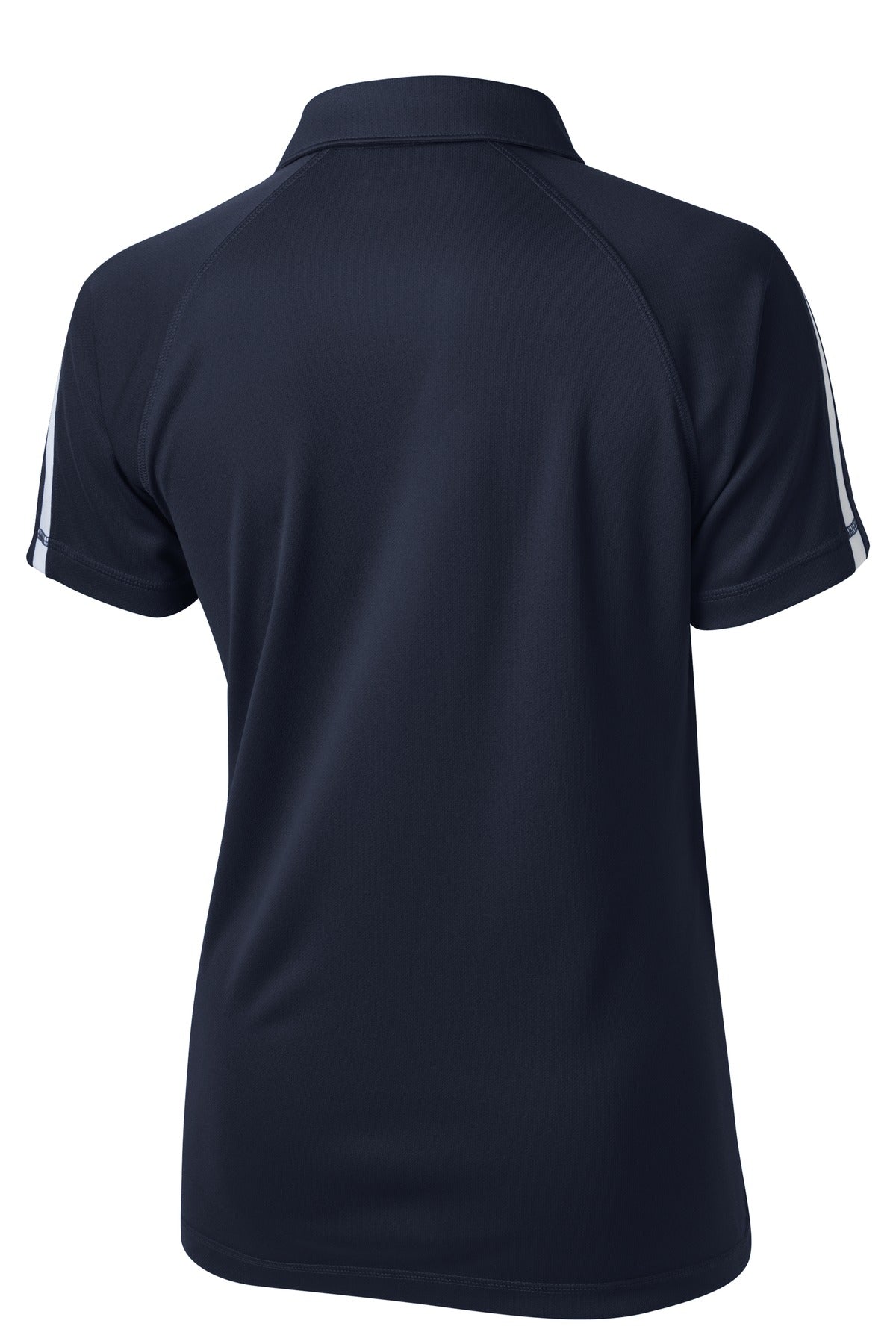 Sport-Tek Women's PosiCharge Micro-Mesh Colorblock Polo - True Navy/ White