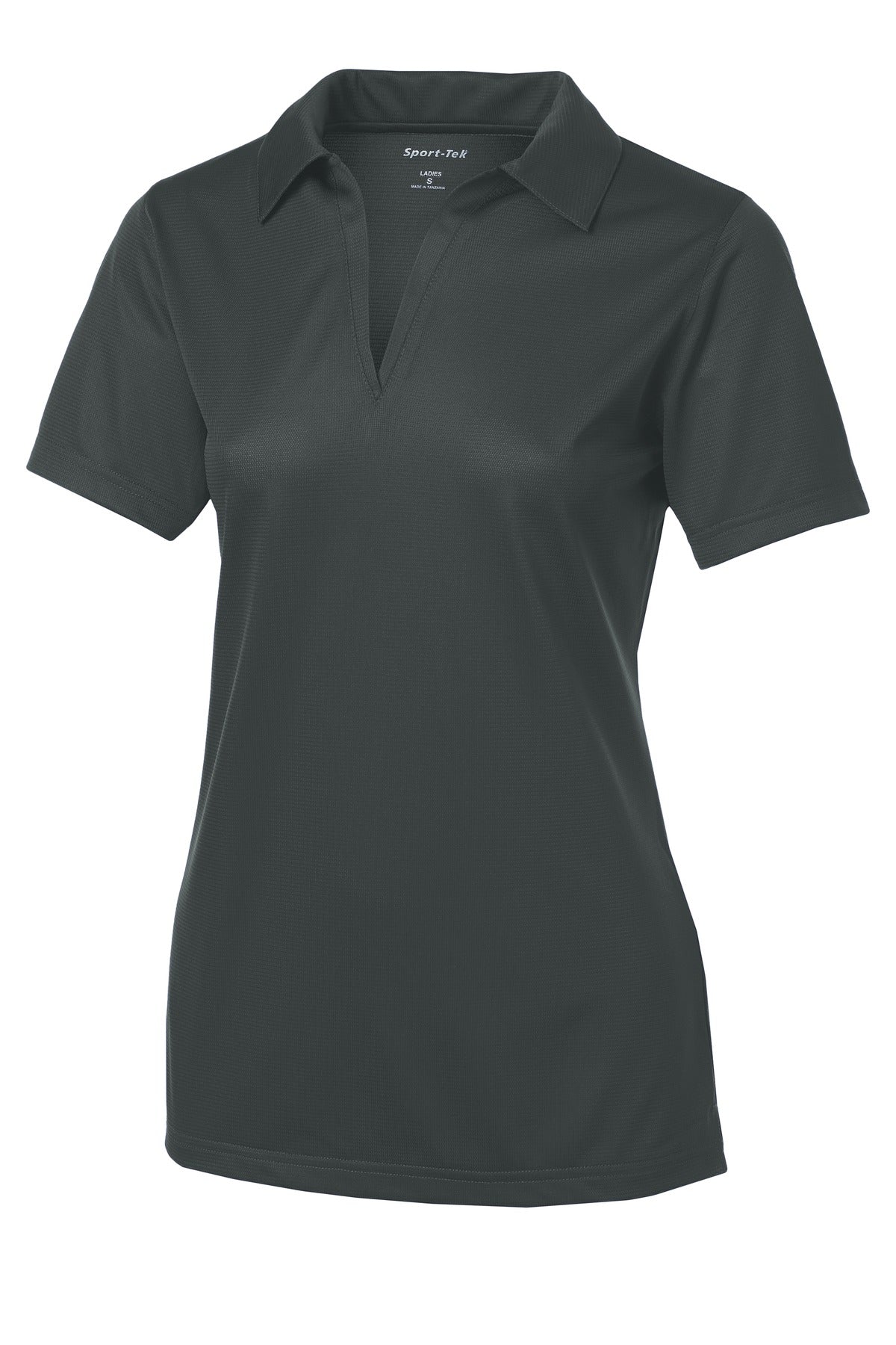 Sport-Tek Women's PosiCharge Active Textured Polo - Iron Grey