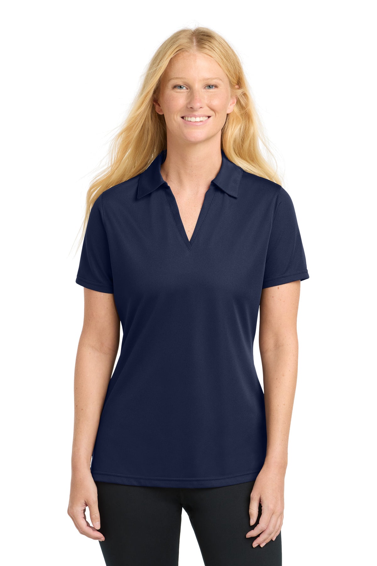 Sport-Tek Women's PosiCharge Active Textured Polo - True Navy