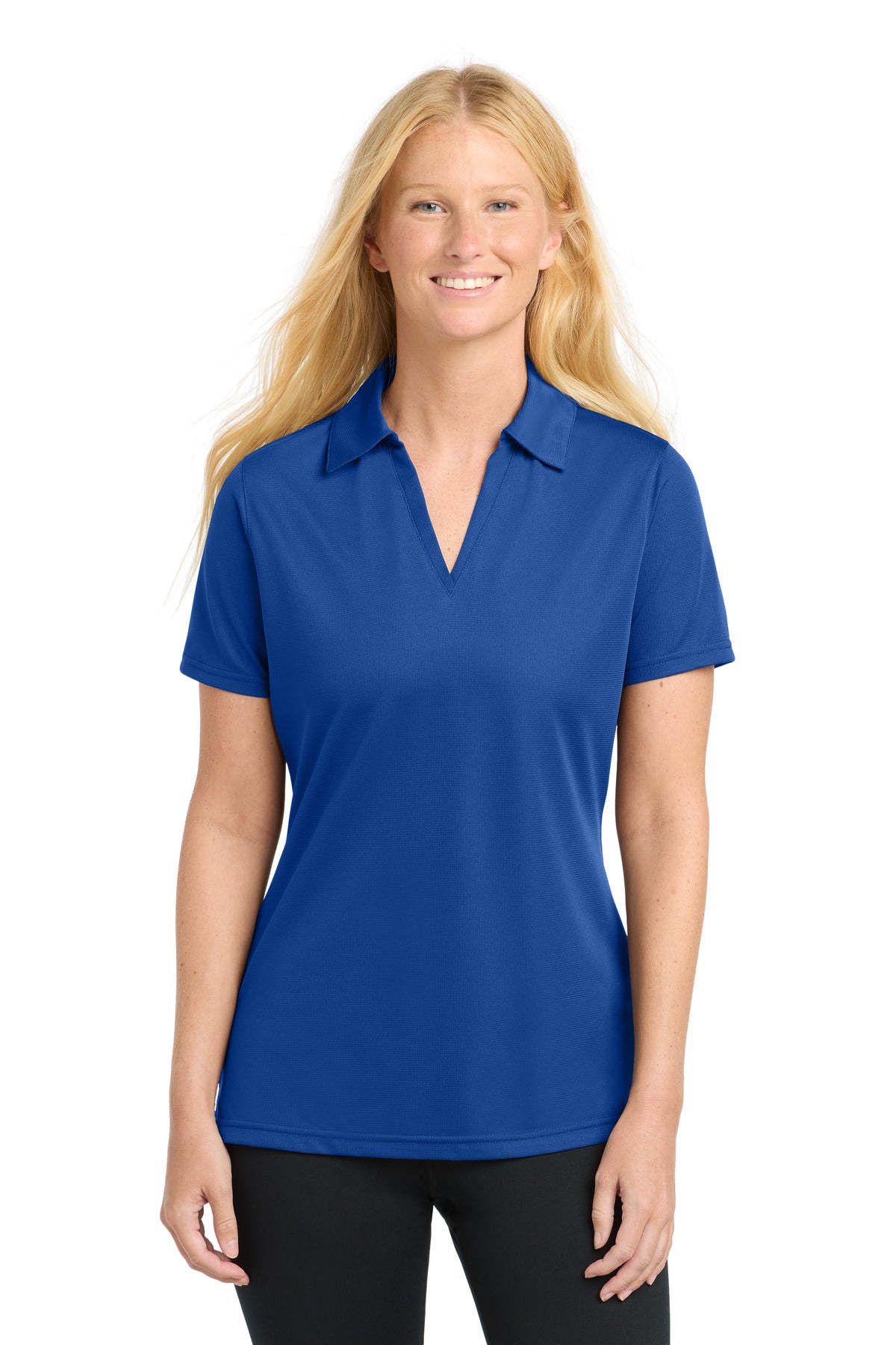 Sport-Tek Women's PosiCharge Active Textured Polo - True Royal