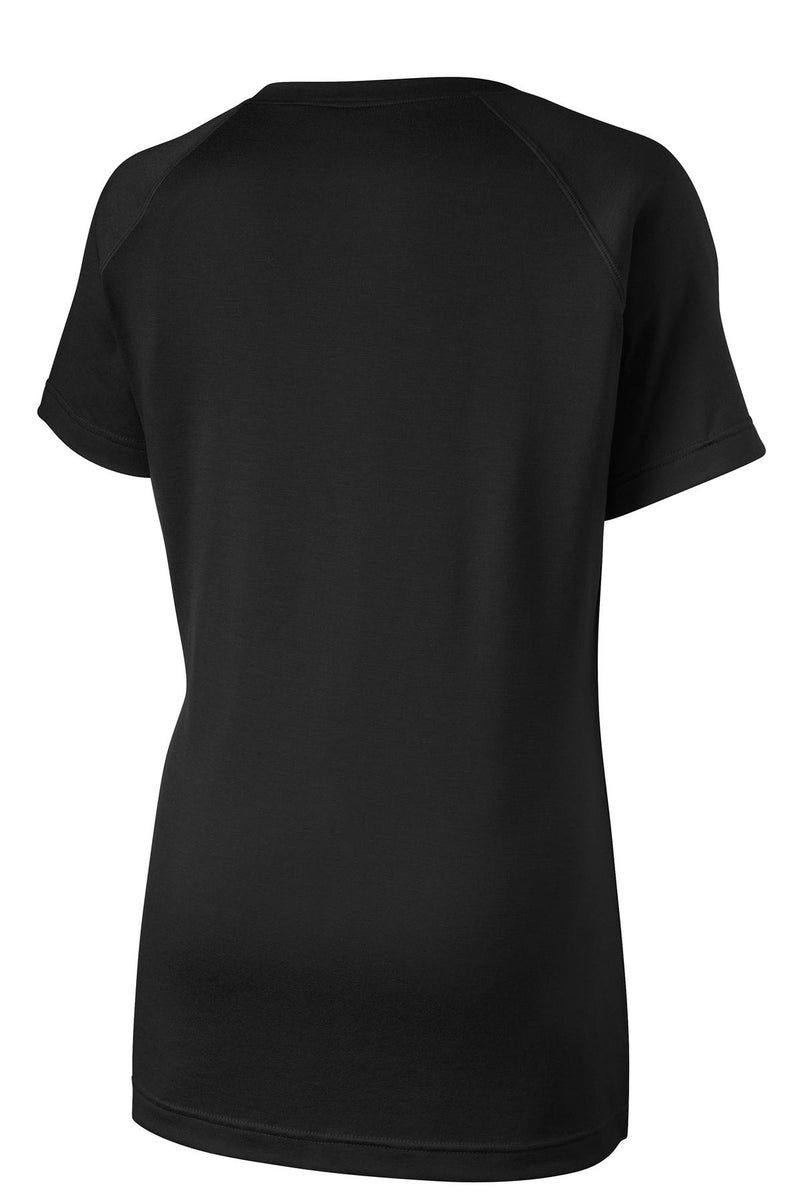Sport-Tek Women's Ultimate Performance V-Neck - Black