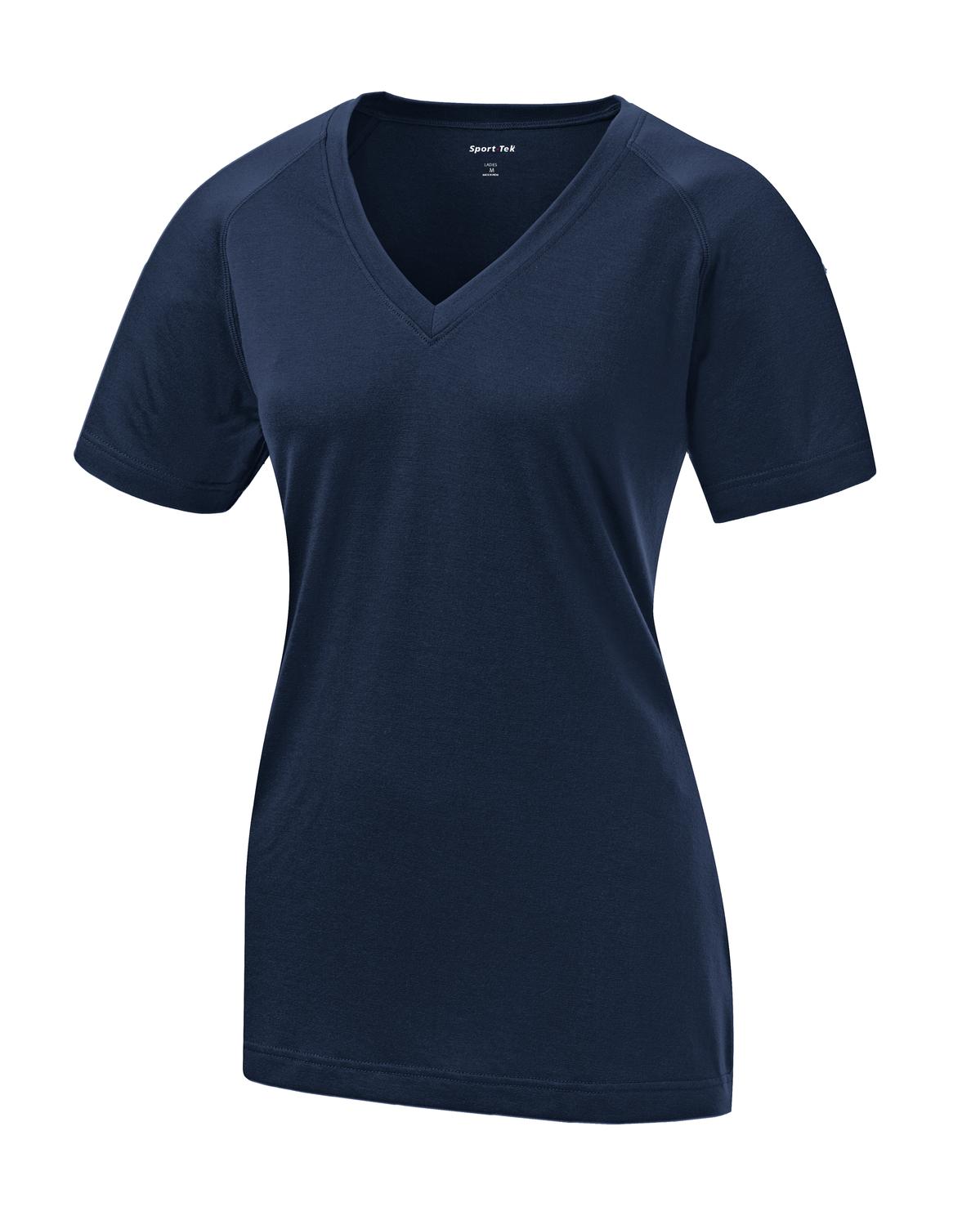 Sport-Tek Women's Ultimate Performance V-Neck - True Navy