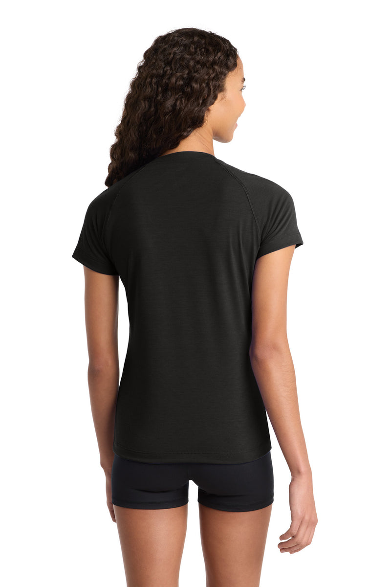 Sport-Tek Women's Ultimate Performance V-Neck - Black