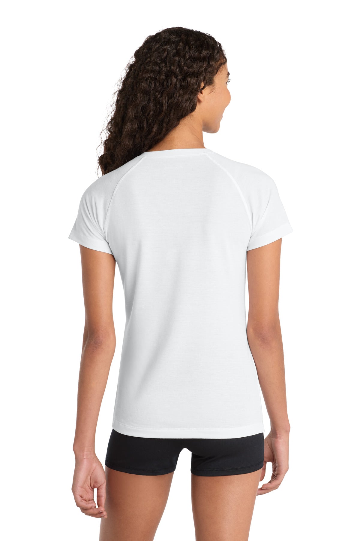Sport-Tek Women's Ultimate Performance V-Neck - White