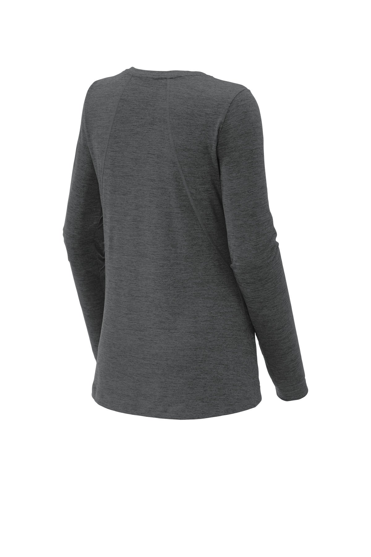 Sport-Tek  Women's Exchange 1.5 Long Sleeve Crew - Graphite Heather
