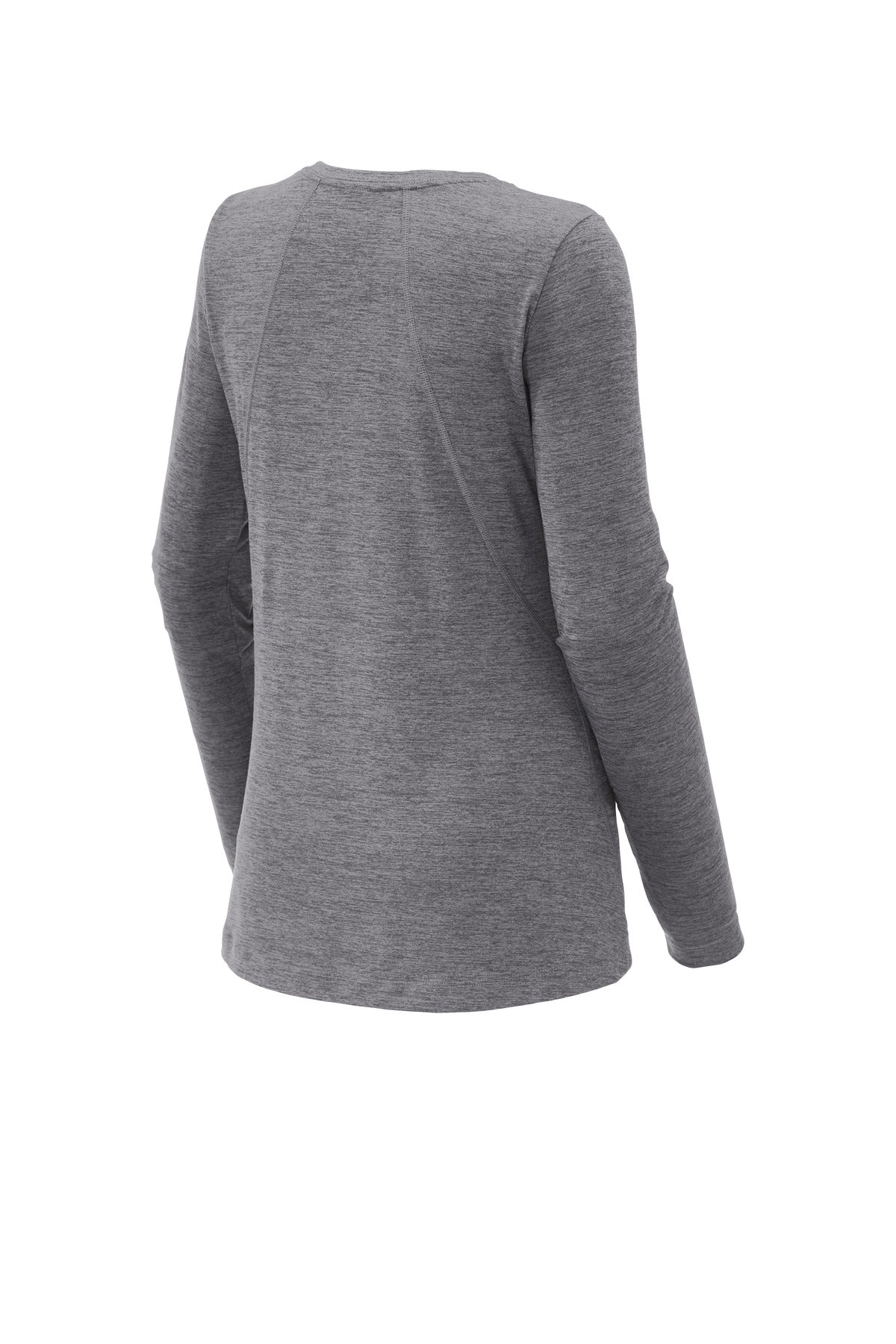 Sport-Tek  Women's Exchange 1.5 Long Sleeve Crew - Grey Heather