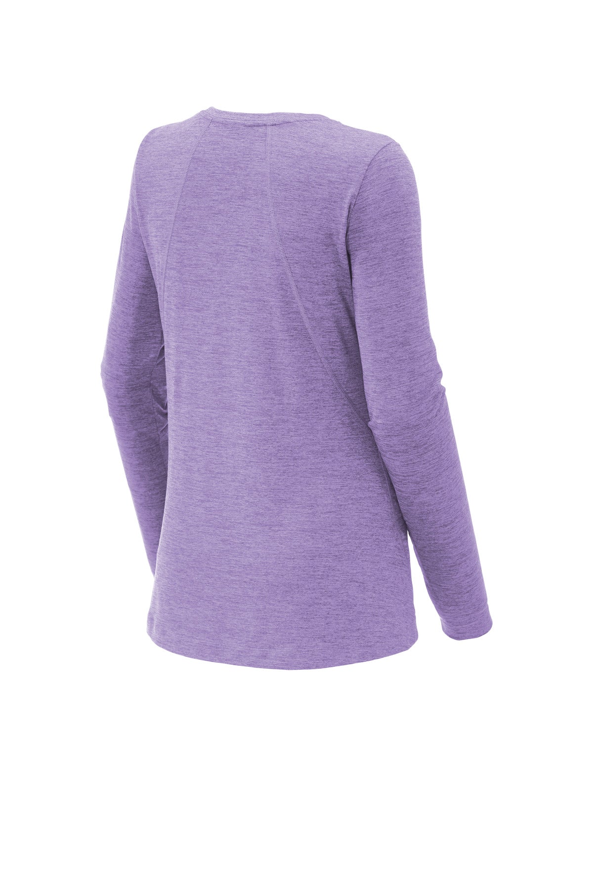 Sport-Tek  Women's Exchange 1.5 Long Sleeve Crew - Hyacinth Heather