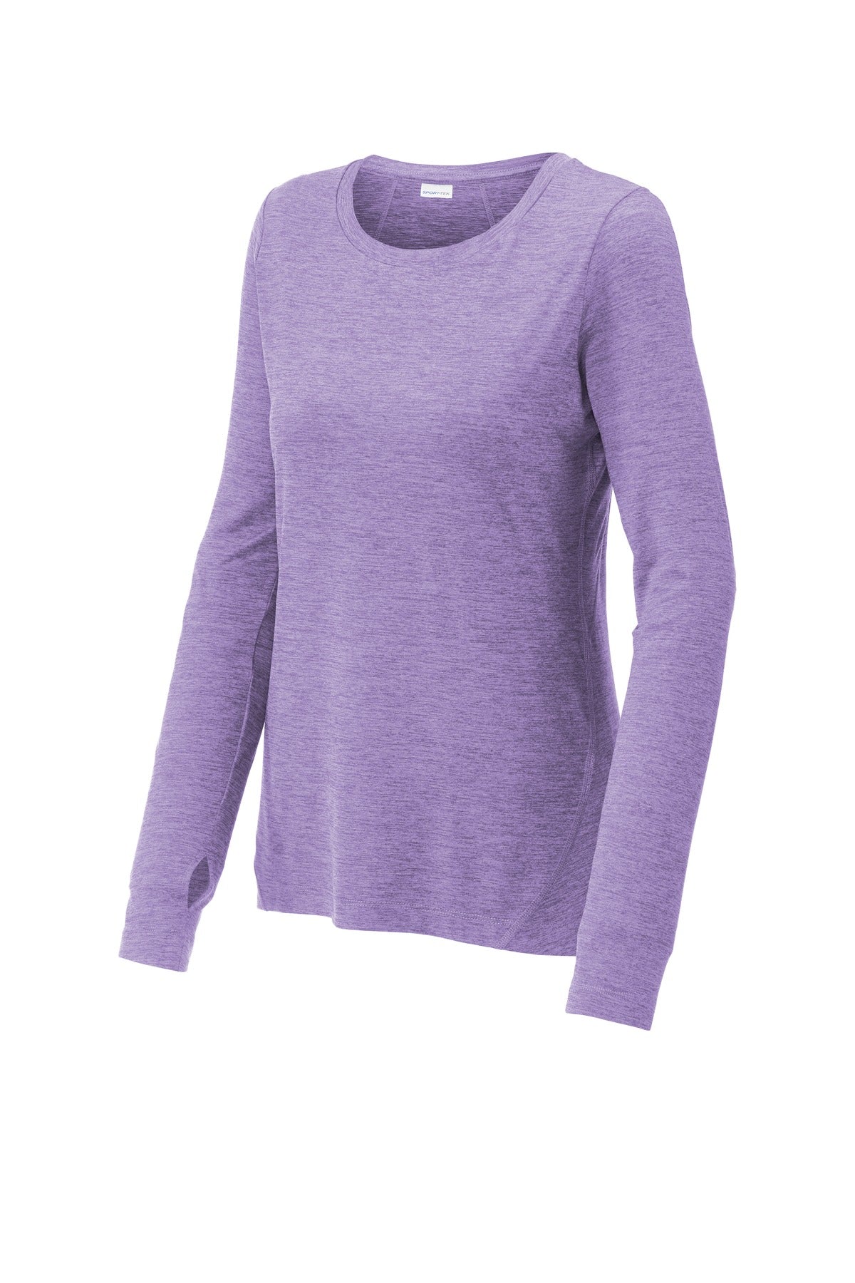 Sport-Tek  Women's Exchange 1.5 Long Sleeve Crew - Hyacinth Heather