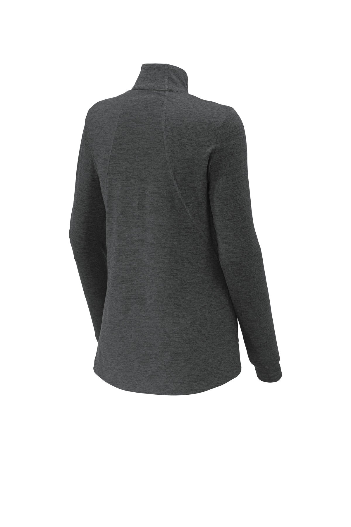 Sport-Tek Women's Exchange 1.5 Long Sleeve 1/2-Zip - Graphite Heather