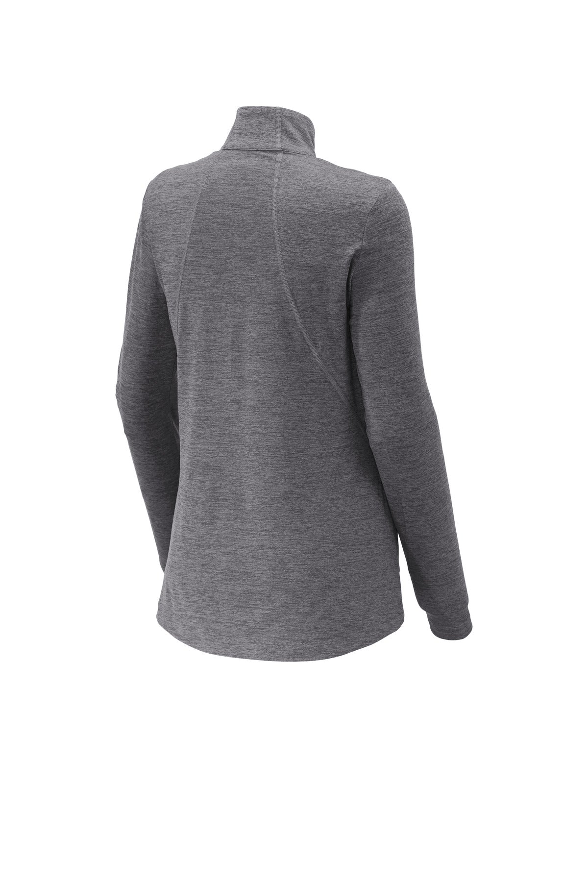 Sport-Tek Women's Exchange 1.5 Long Sleeve 1/2-Zip - Grey Heather