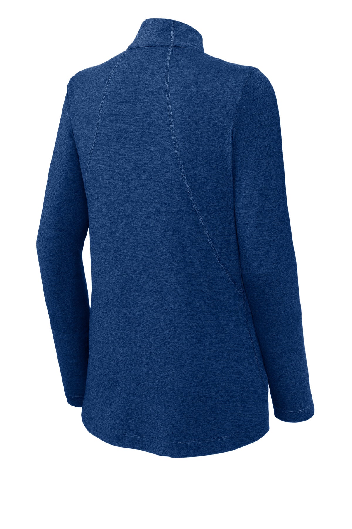 Sport-Tek Women's Exchange 1.5 Long Sleeve 1/2-Zip - True Royal Heather