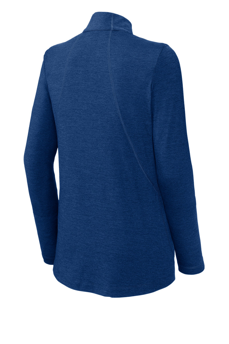 Sport-Tek Women's Exchange 1.5 Long Sleeve 1/2-Zip - True Royal Heather