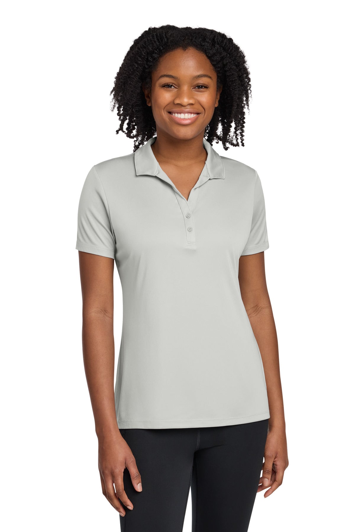 Sport-Tek Women's PosiCharge Re-Compete Polo - Silver