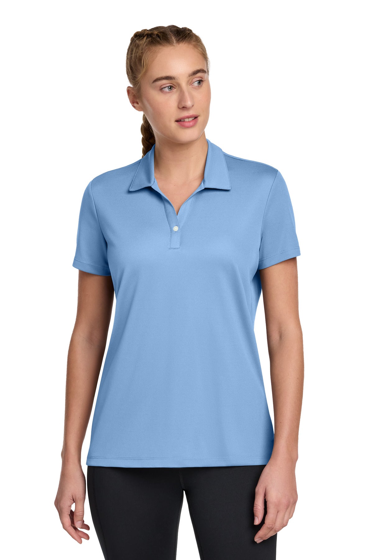 Sport-Tek Women's UV Micropique Polo - Carolina Blue