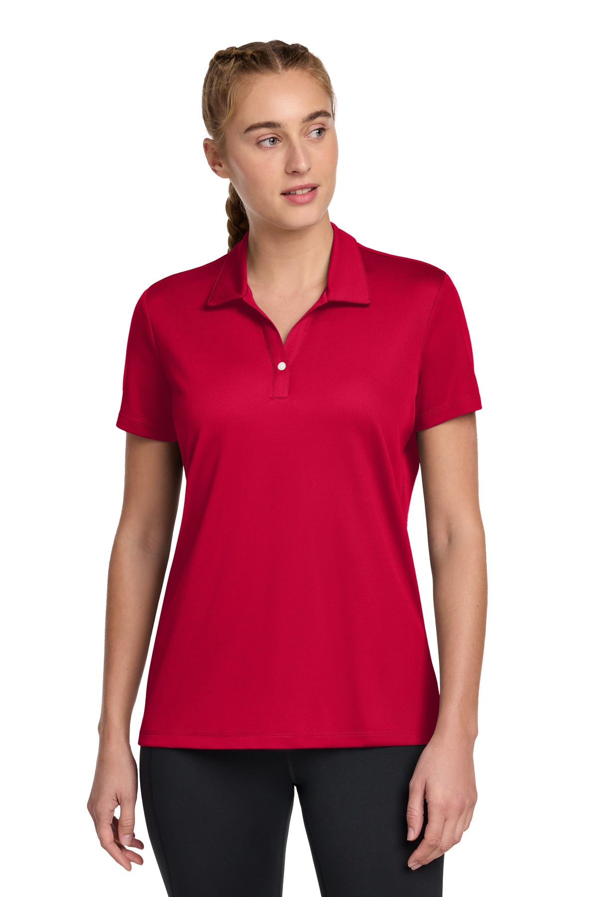Sport-Tek Women's UV Micropique Polo - Deep Red