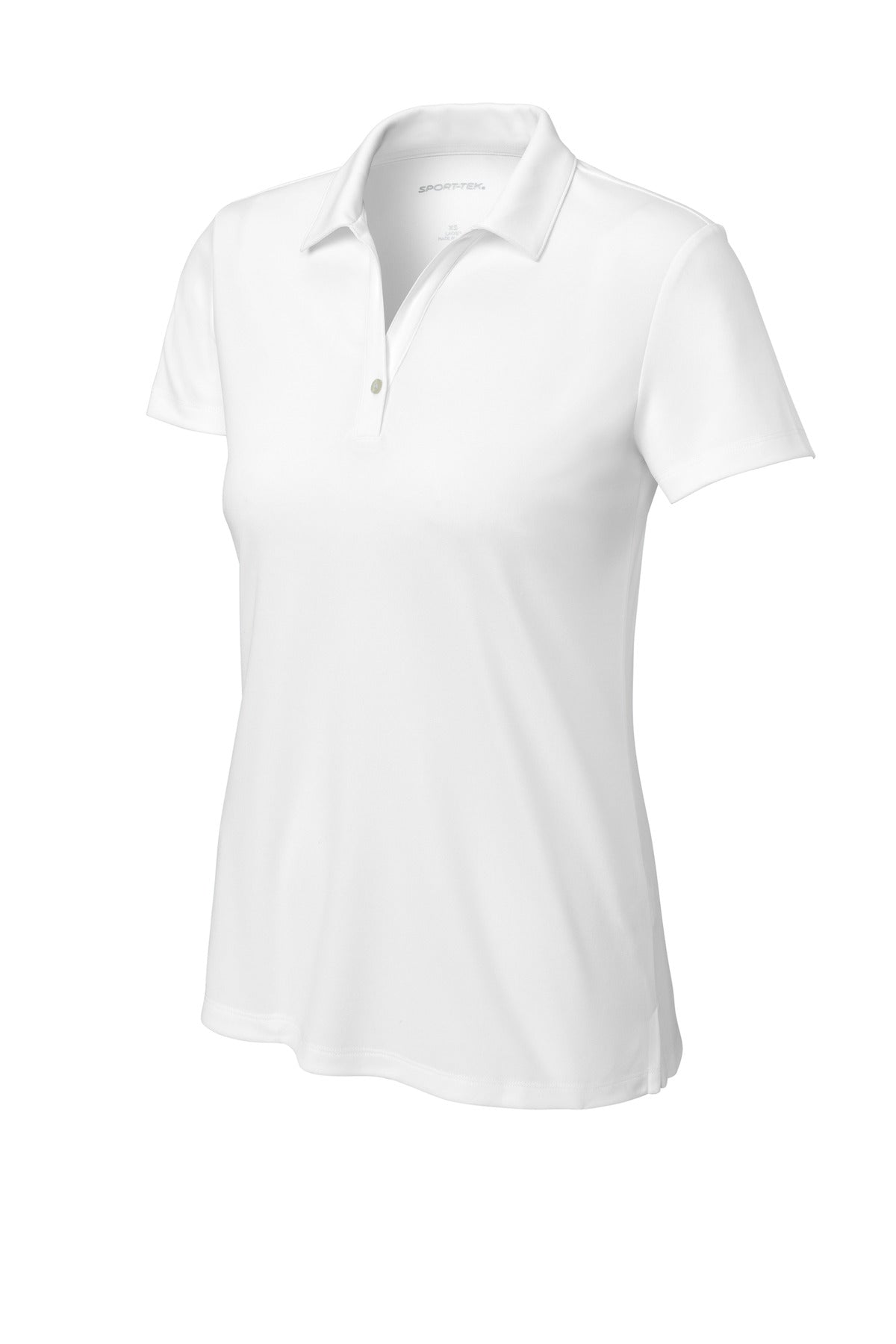 Sport-Tek Women's UV Micropique Polo - White