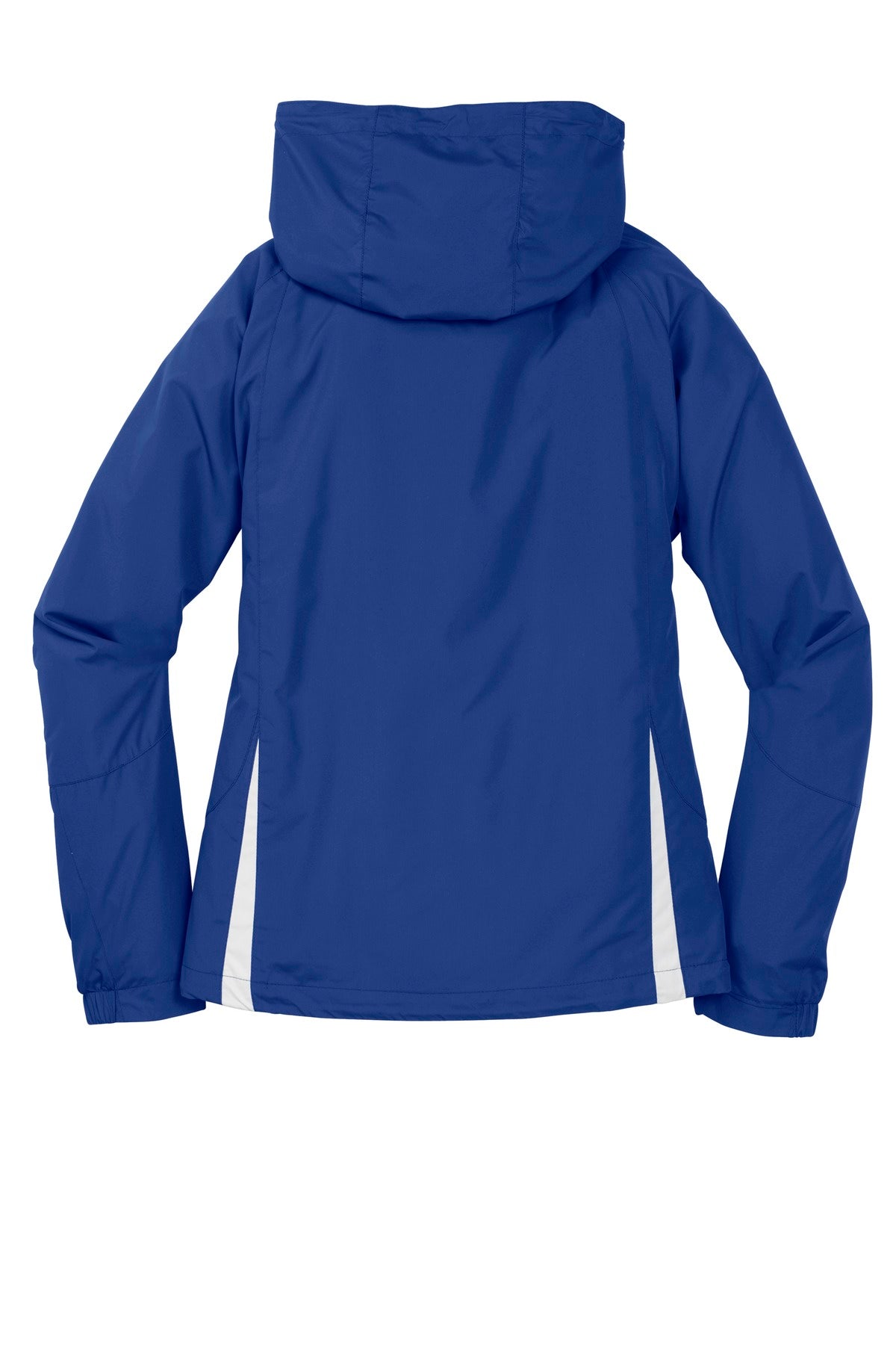 Sport-Tek Women's Colorblock Hooded Raglan Jacket - True Royal/ White
