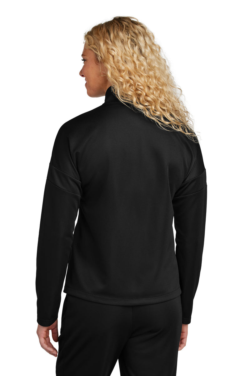 Sport-Tek Women's Travel Full-Zip Jacket - Black/ Black