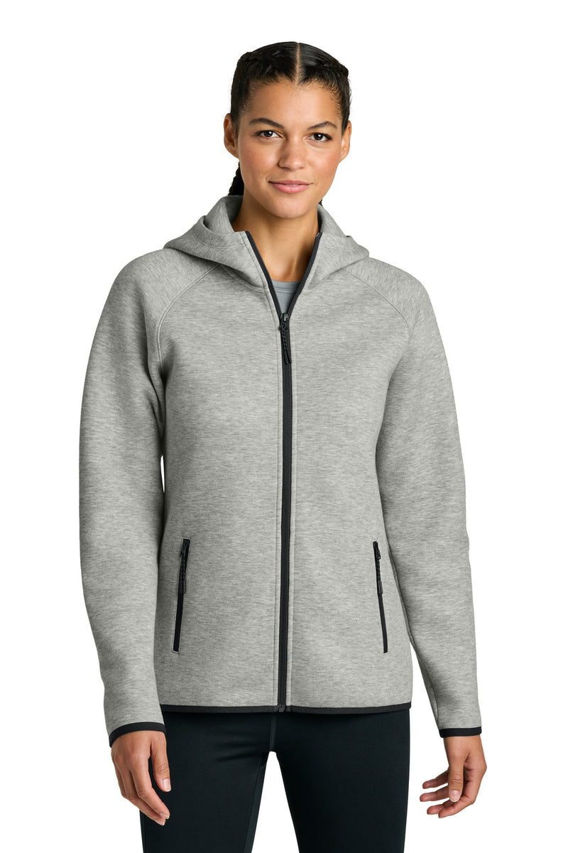 Sport-Tek Women's Phenom Full-Zip Hoodie - Athletic Heather