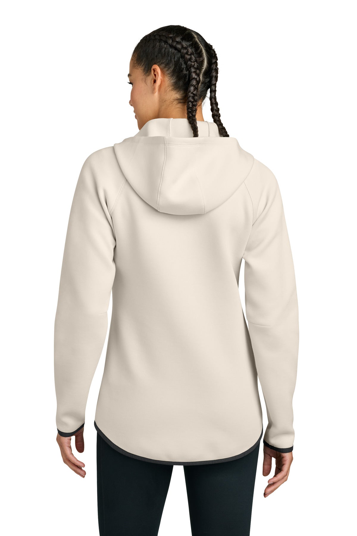 Sport-Tek Women's Phenom Full-Zip Hoodie - Ecru