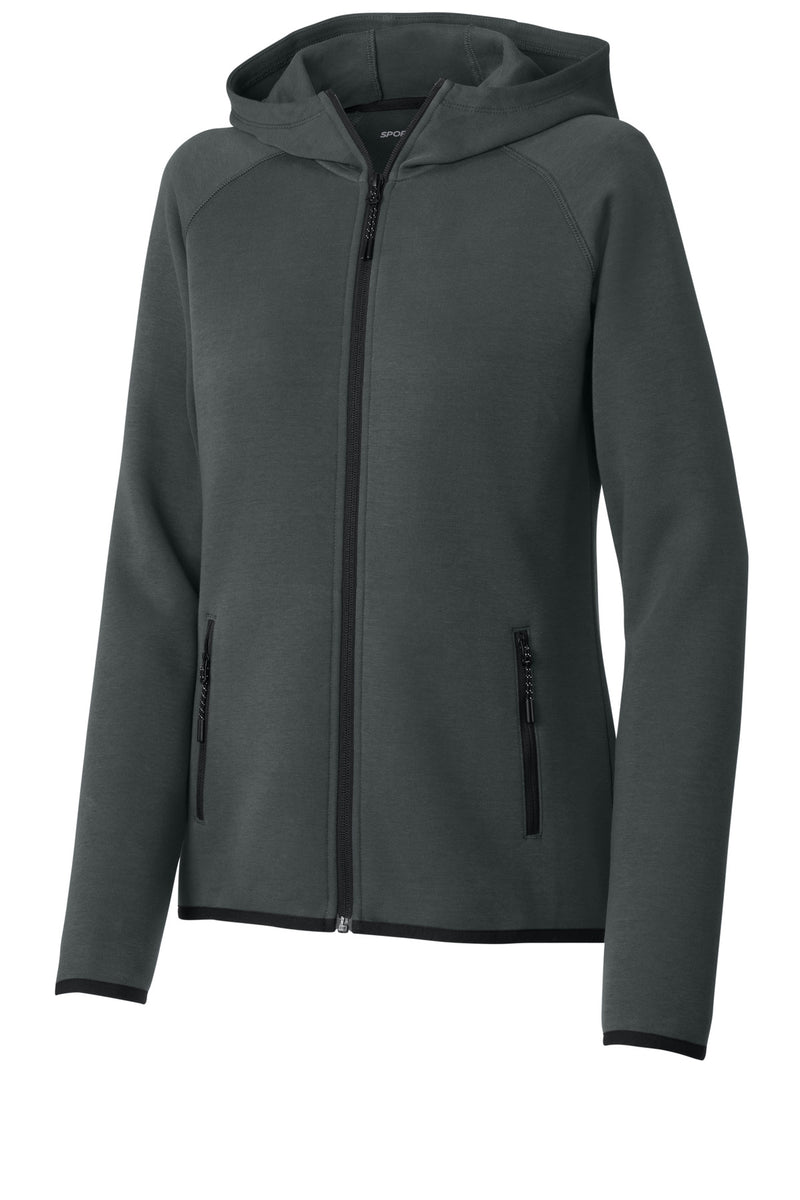 Sport-Tek Women's Phenom Full-Zip Hoodie - Iron Grey