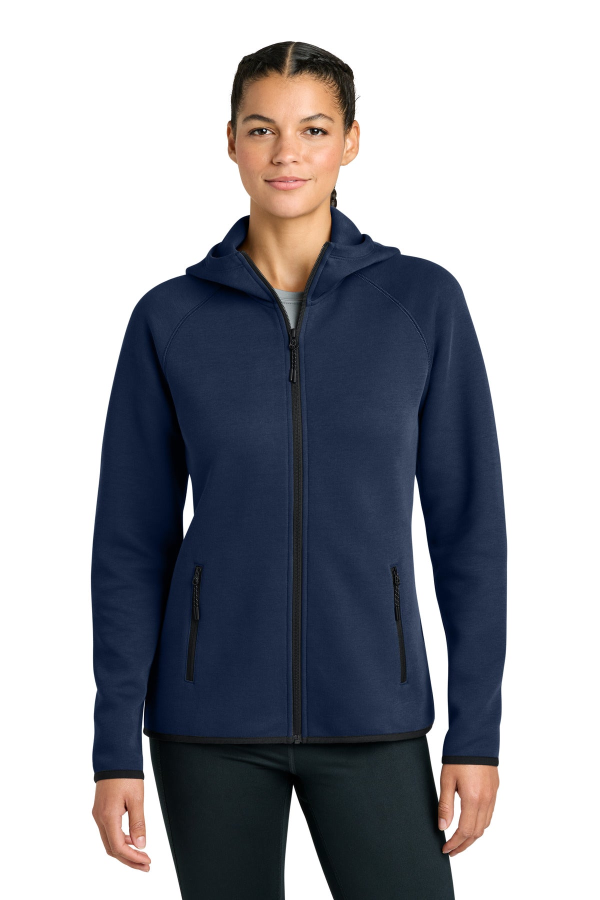 Sport-Tek Women's Phenom Full-Zip Hoodie - True Navy