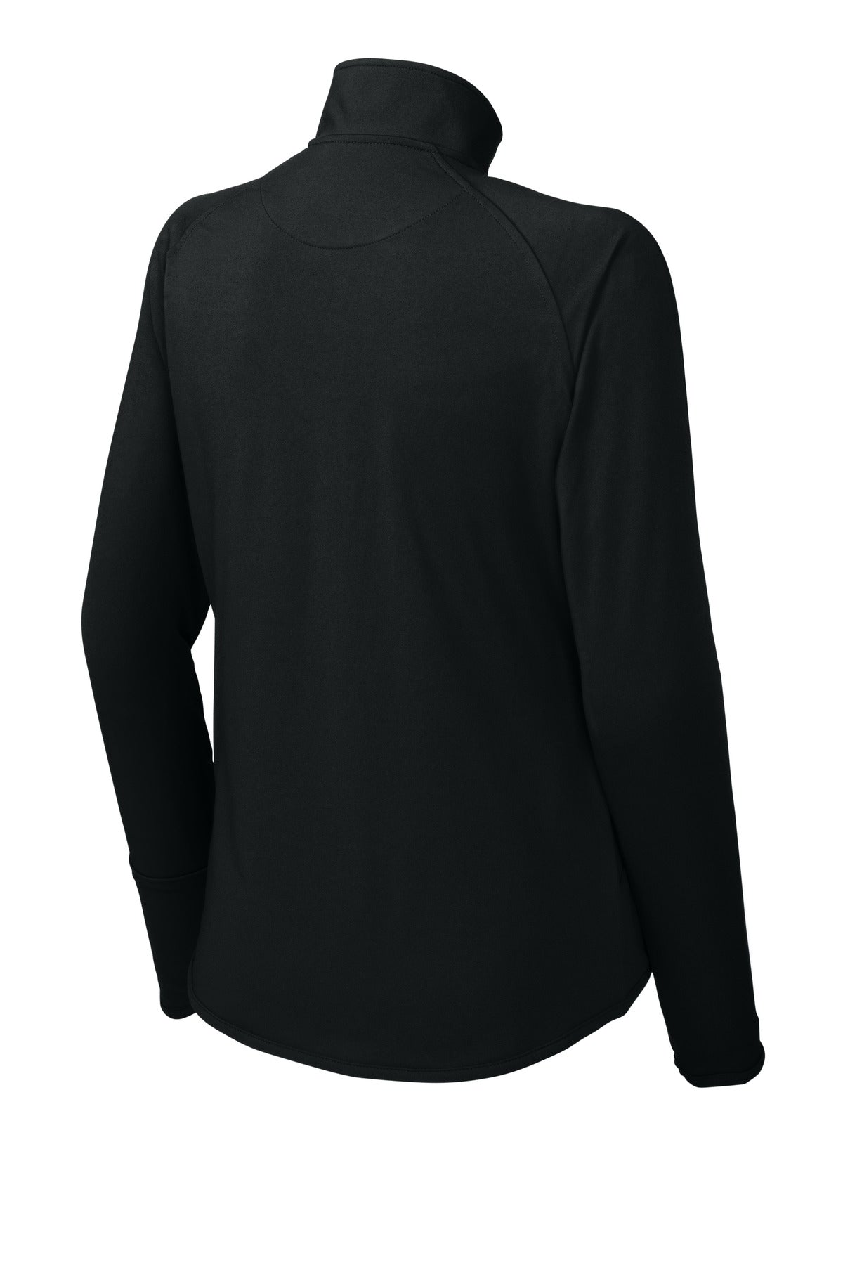Sport-Tek Women's Sport-Wick Stretch 1/4-Zip Pullover - Black
