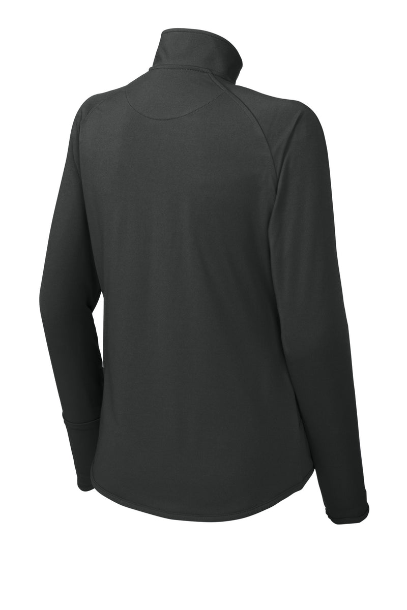 Sport-Tek Women's Sport-Wick Stretch 1/4-Zip Pullover - Charcoal Grey