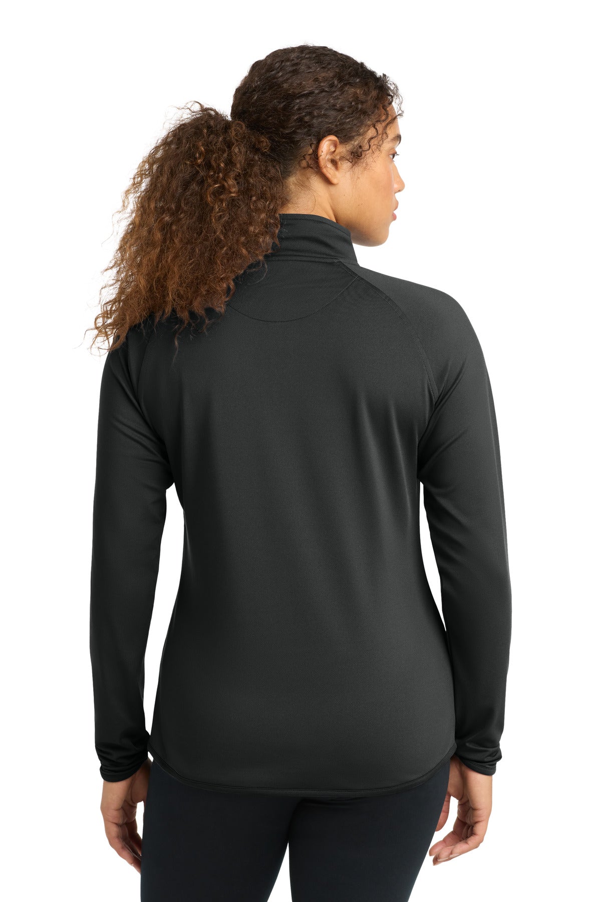 Sport-Tek Women's Sport-Wick Stretch 1/4-Zip Pullover - Charcoal Grey