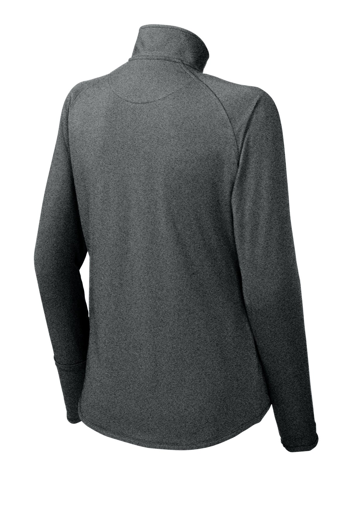 Sport-Tek Women's Sport-Wick Stretch 1/4-Zip Pullover - Charcoal Grey Heather