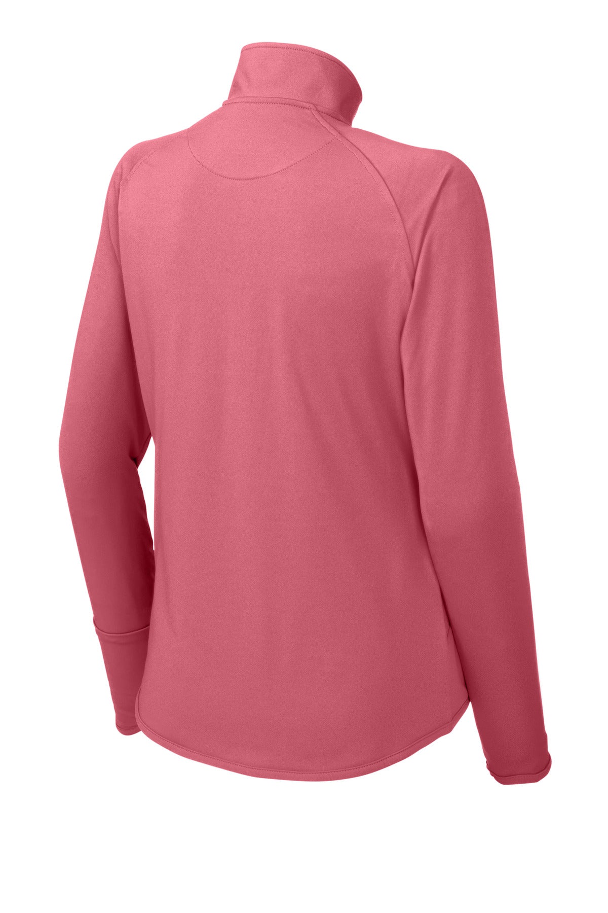 Sport-Tek Women's Sport-Wick Stretch 1/4-Zip Pullover - Dusty Rose