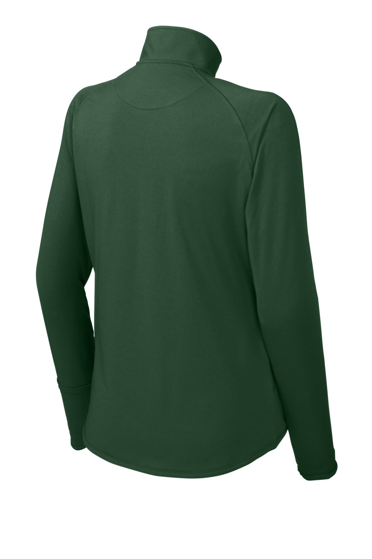 Sport-Tek Women's Sport-Wick Stretch 1/4-Zip Pullover - Forest Green
