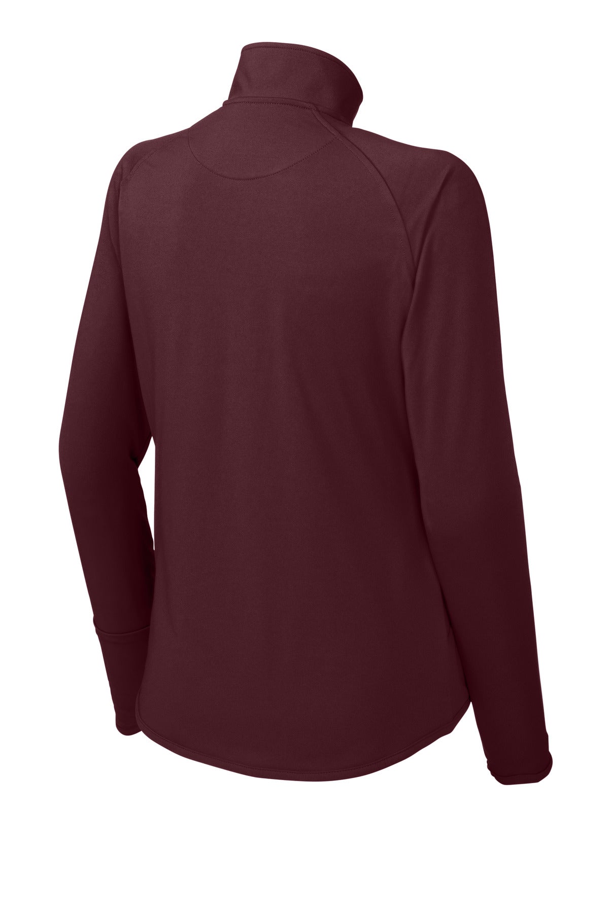 Sport-Tek Women's Sport-Wick Stretch 1/4-Zip Pullover - Maroon
