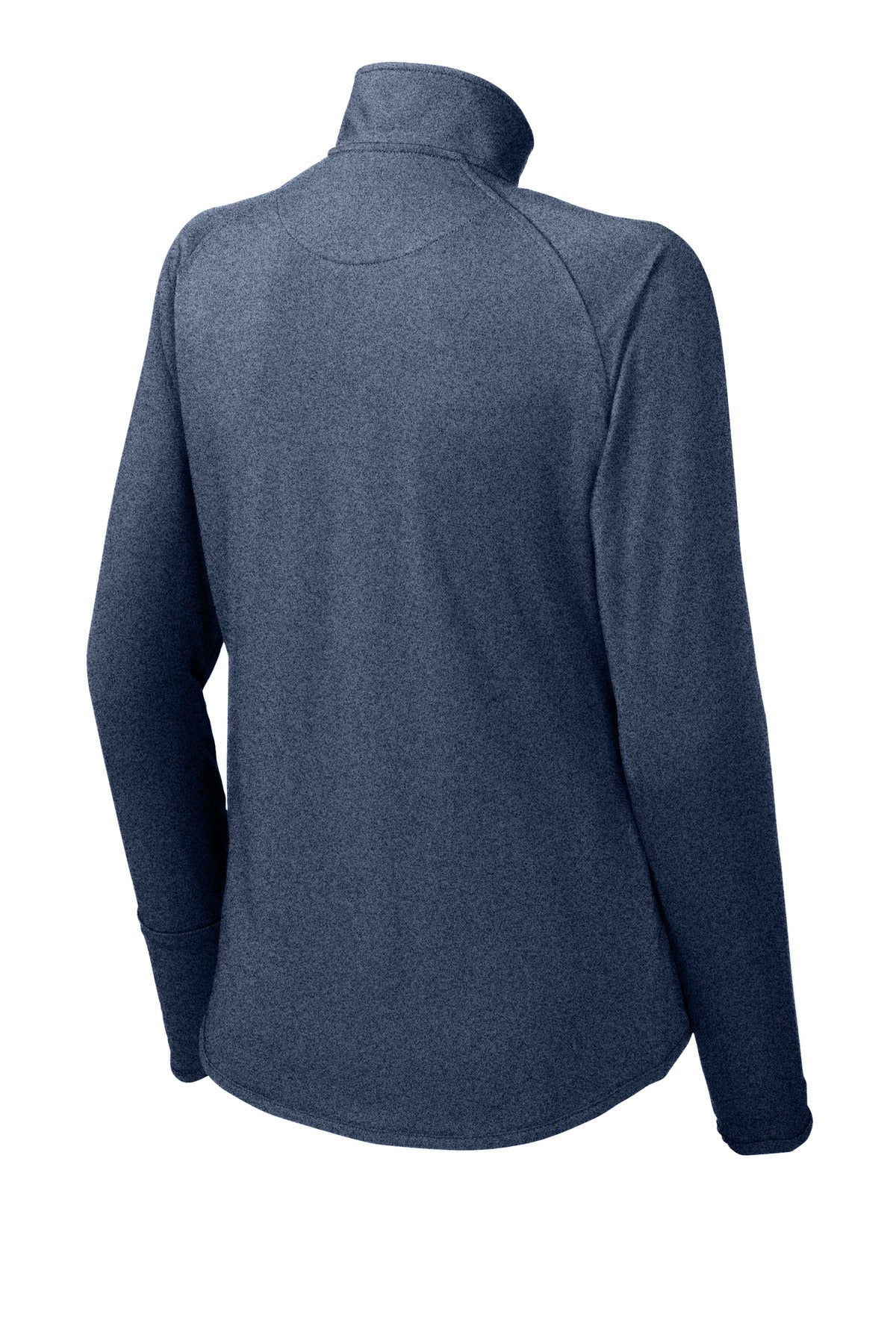 Sport-Tek Women's Sport-Wick Stretch 1/4-Zip Pullover - True Navy Heather
