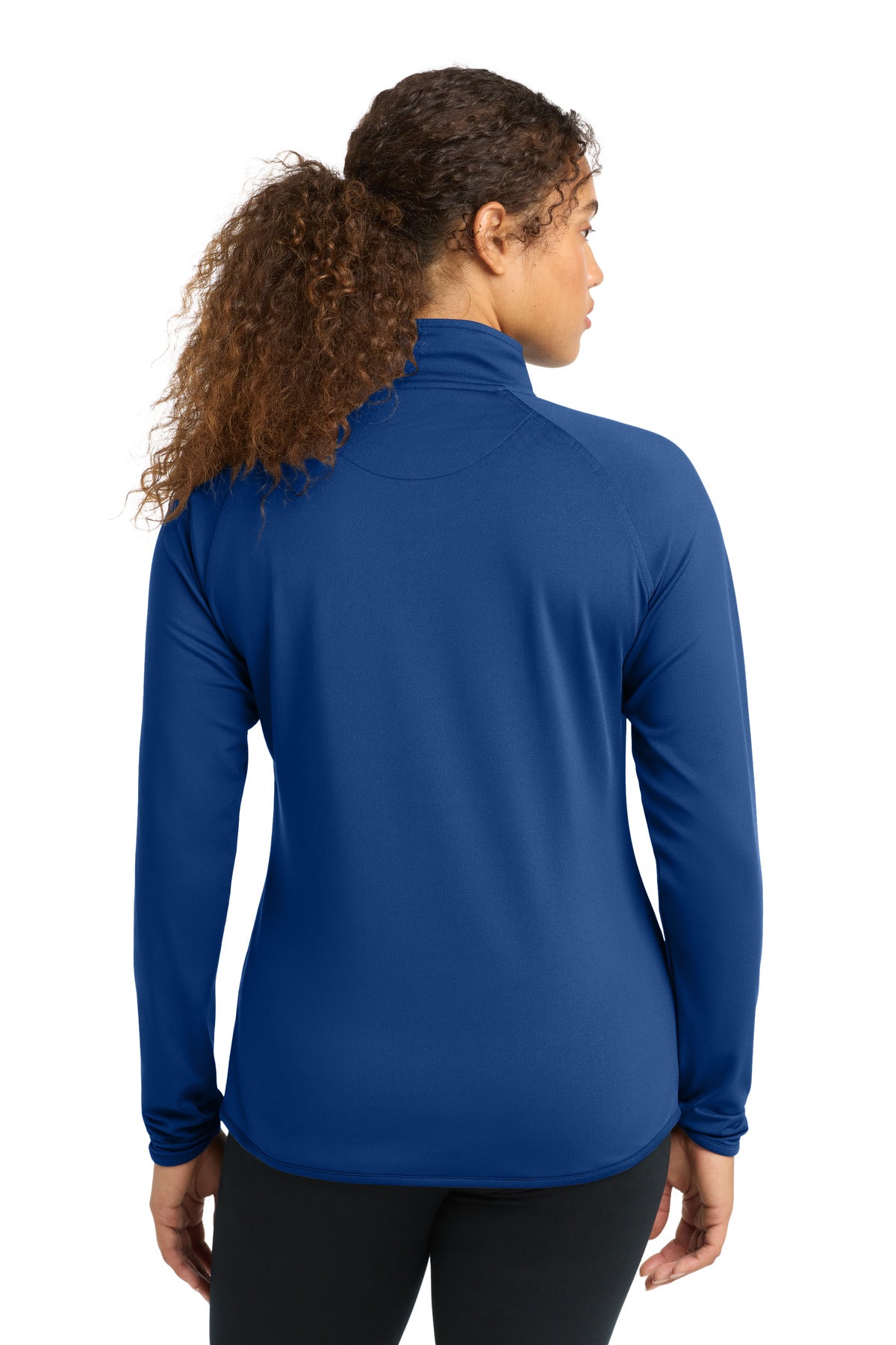 Sport-Tek Women's Sport-Wick Stretch 1/4-Zip Pullover - True Royal