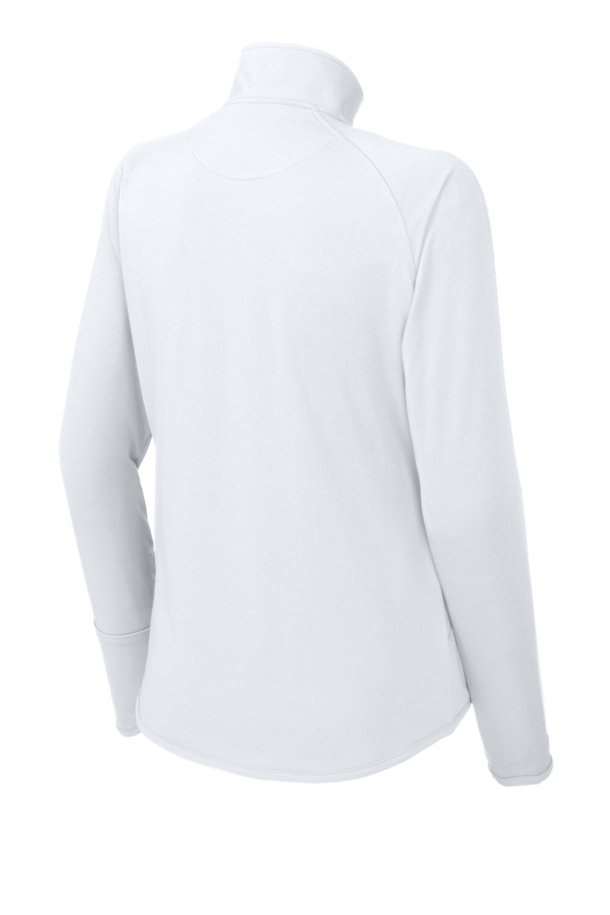 Sport-Tek Women's Sport-Wick Stretch 1/4-Zip Pullover - White