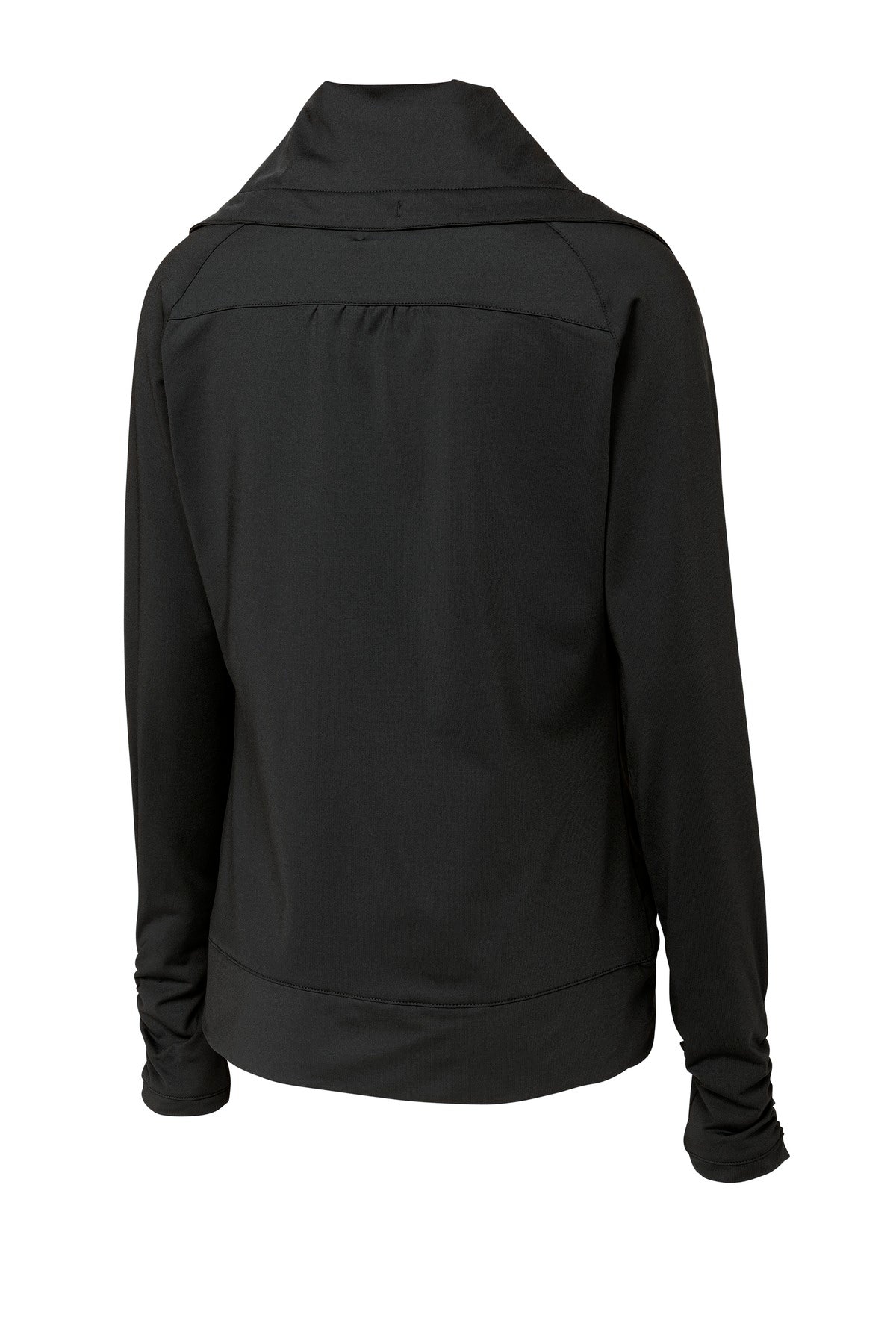 Sport-Tek Women's Sport-Wick Stretch Full-Zip Jacket - Black