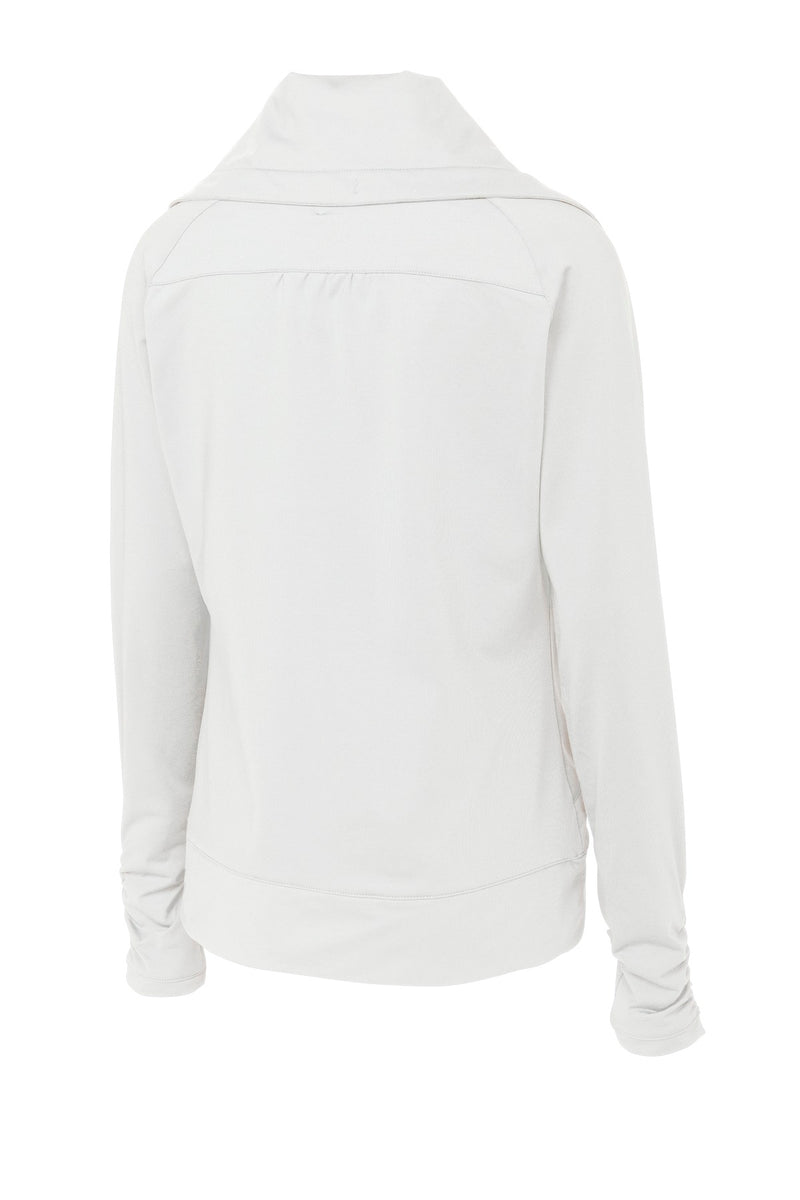 Sport-Tek Women's Sport-Wick Stretch Full-Zip Jacket - White