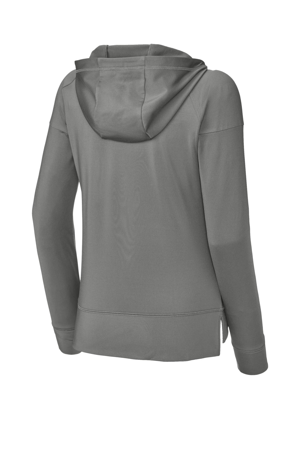 Sport-Tek Women's Sport-Wick Stretch 1/2-Zip Hoodie - Charcoal Grey