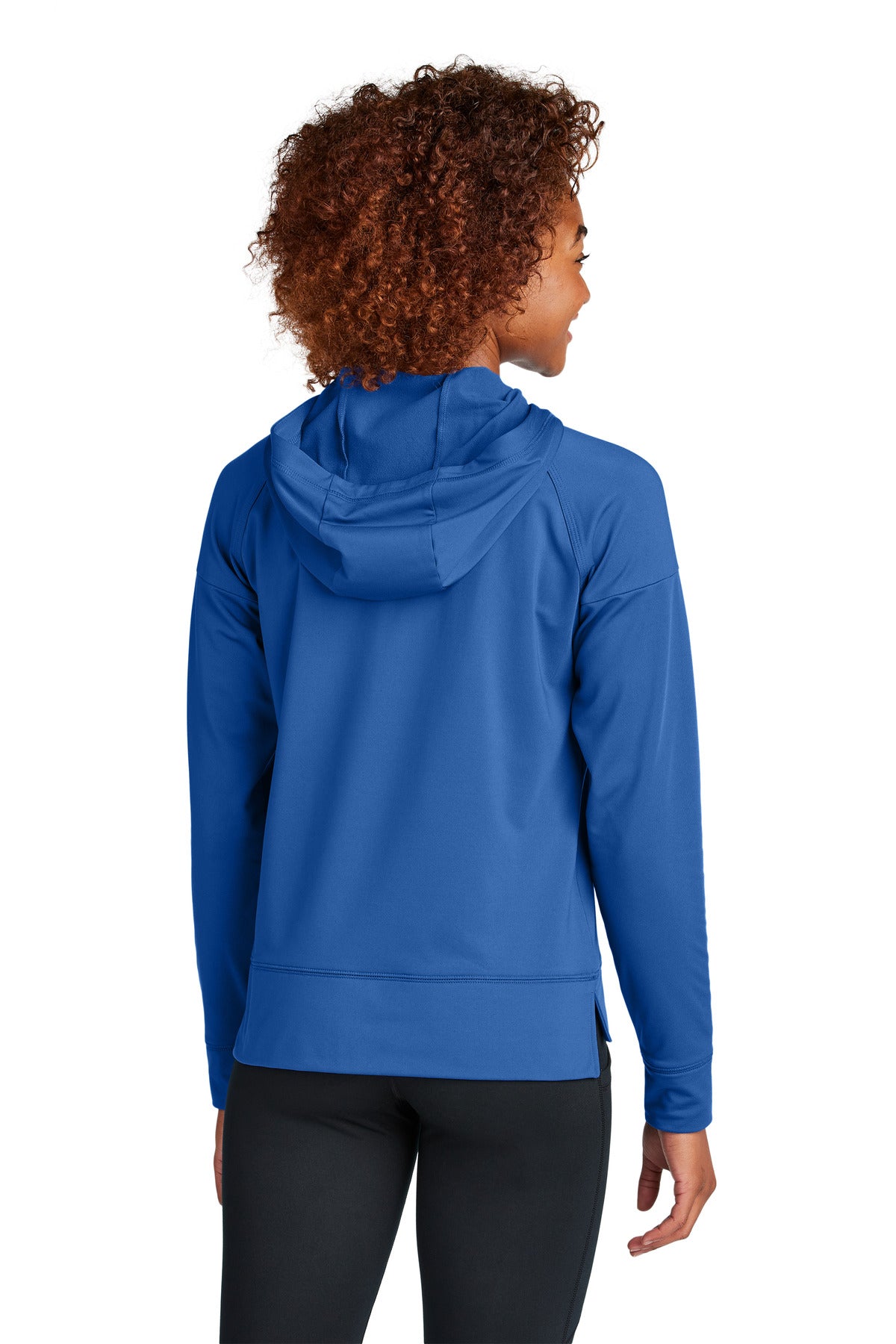 Sport-Tek Women's Sport-Wick Stretch 1/2-Zip Hoodie - True Royal