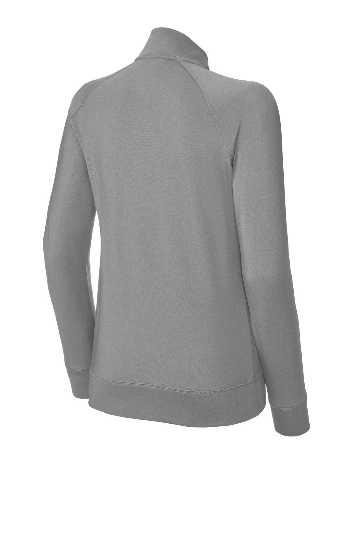 Sport-Tek Women's Sport-Wick Stretch Full-Zip Cadet Jacket - Charcoal Grey