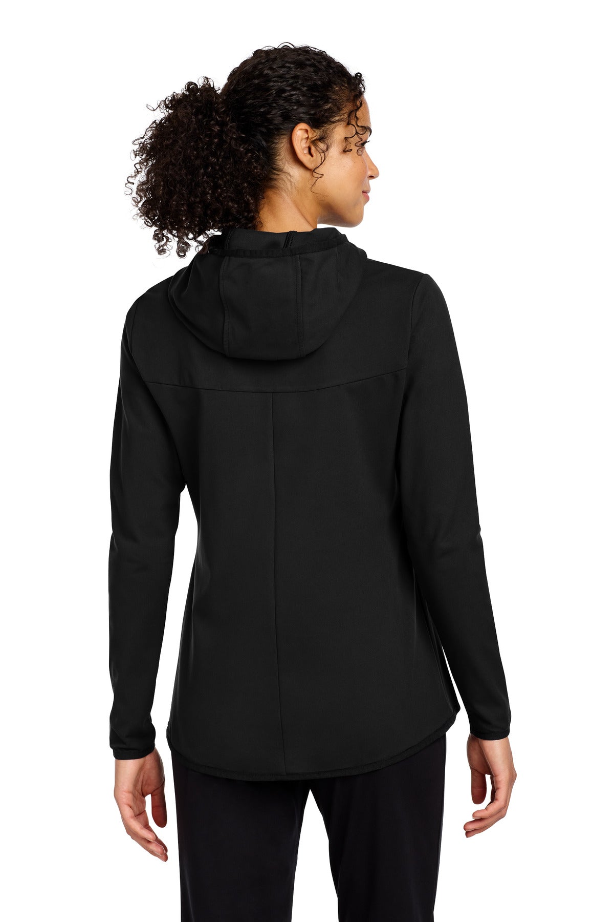 Sport-Tek Women's Circuit Hooded Full-Zip - Deep Black