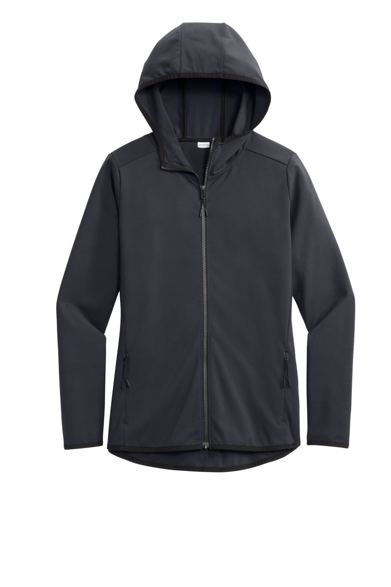Sport-Tek Women's Circuit Hooded Full-Zip - Graphite