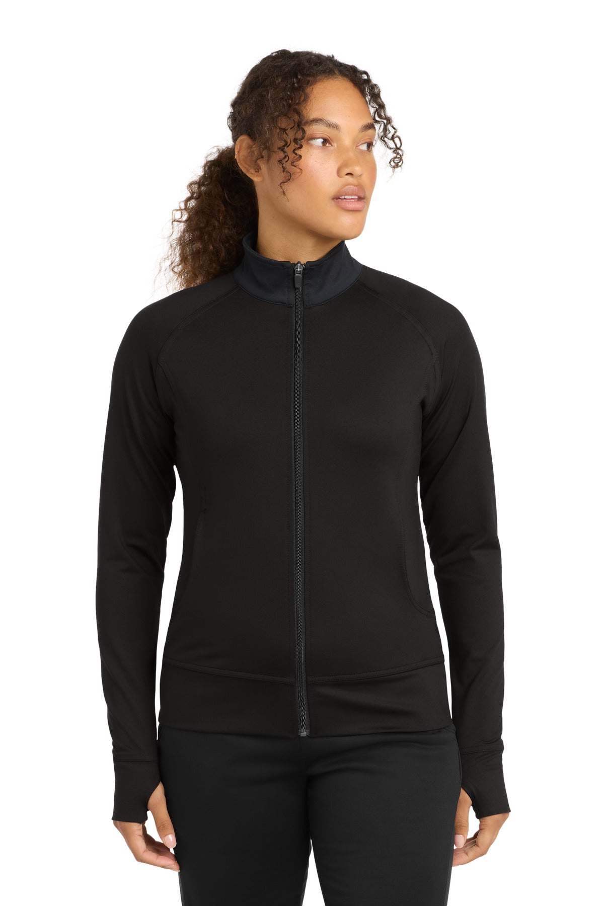 Sport-Tek Women's NRG Fitness Jacket - Black