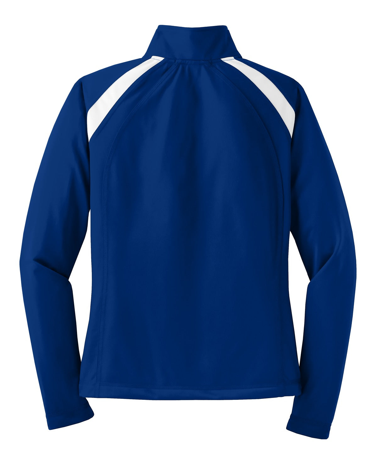 Sport-Tek Women's Tricot Track Jacket - True Royal/ White