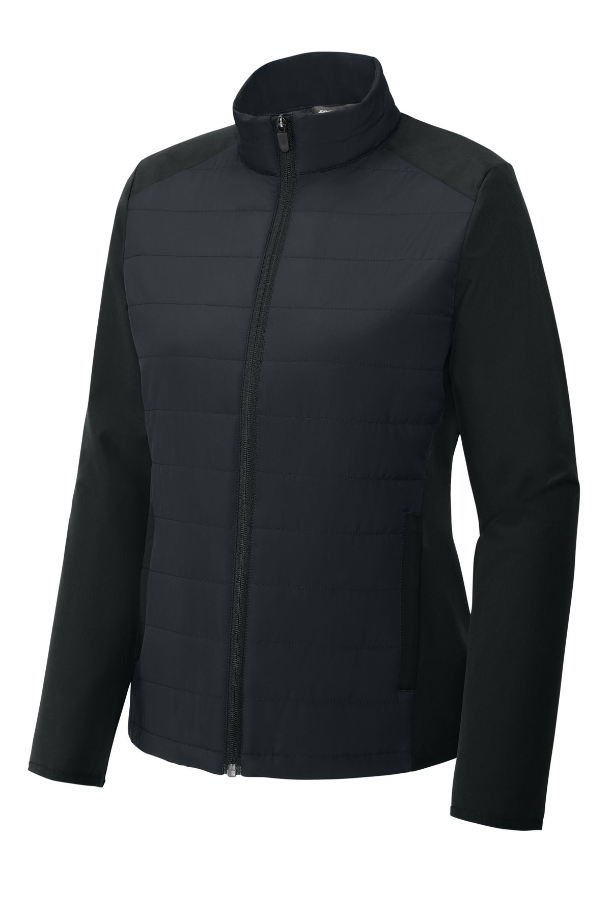 Sport-Tek Women's Teknical Hybrid Jacket - Black
