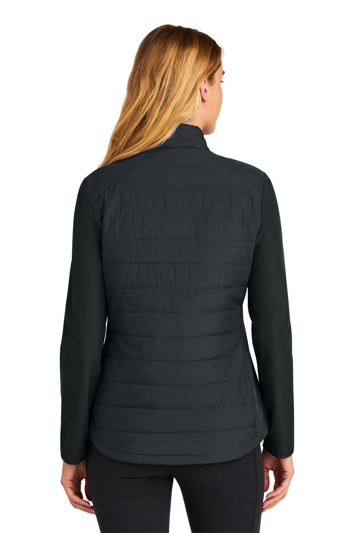 Sport-Tek Women's Teknical Hybrid Jacket - Black