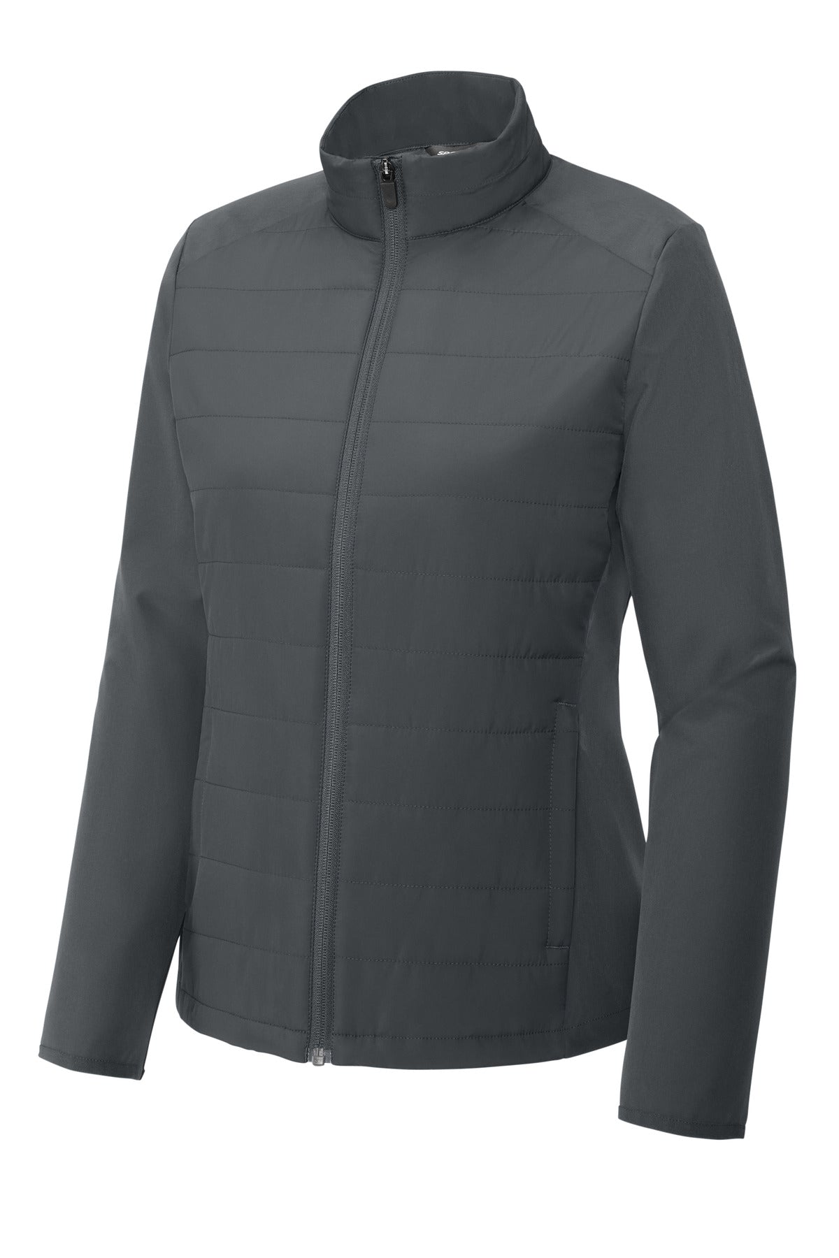 Sport-Tek Women's Teknical Hybrid Jacket - Iron Grey